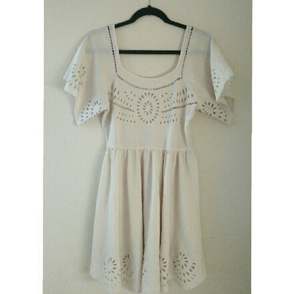 Eyelet dress